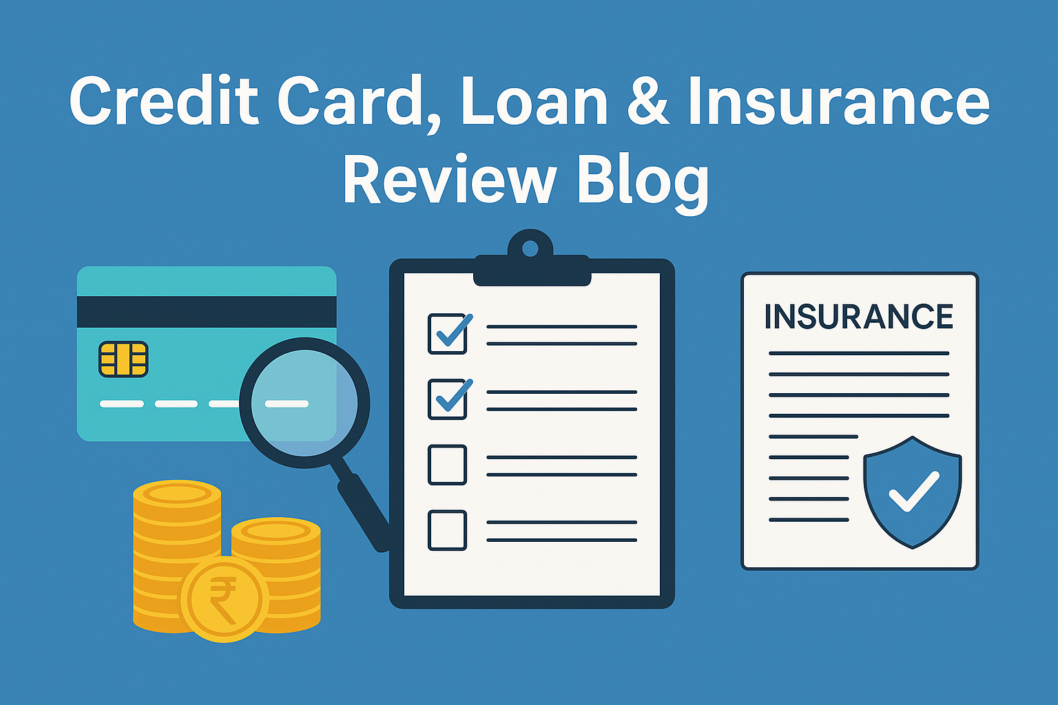 🏦 Smart Finance Guide: Credit Card, Loan & Insurance Review Blog